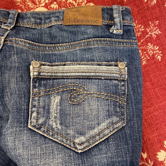 Limited Too super low 14 slim distressed jeans 💕 - Picture 8 of 10